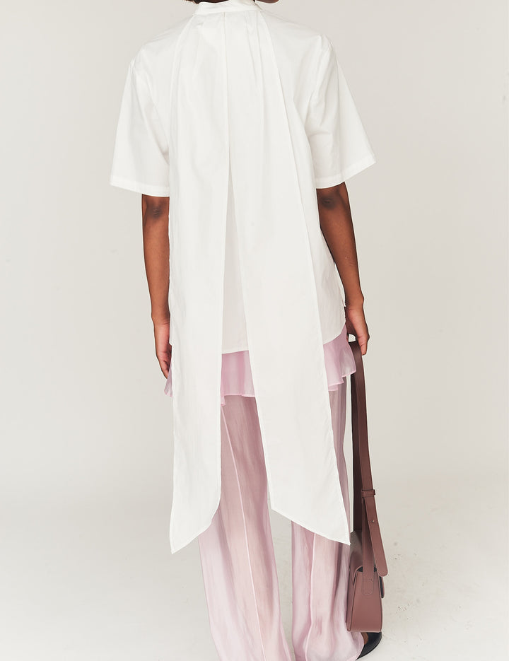 Cyprus Scarf Shirt White 4 / White