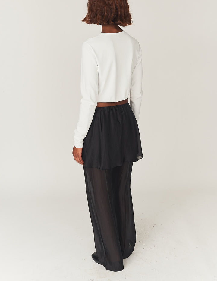 Gilian Peplum Pants Black 4 / Black
