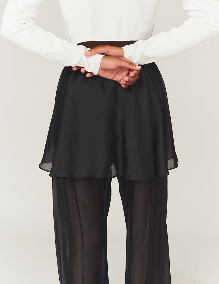 Gilian Peplum Pants Black 4 / Black