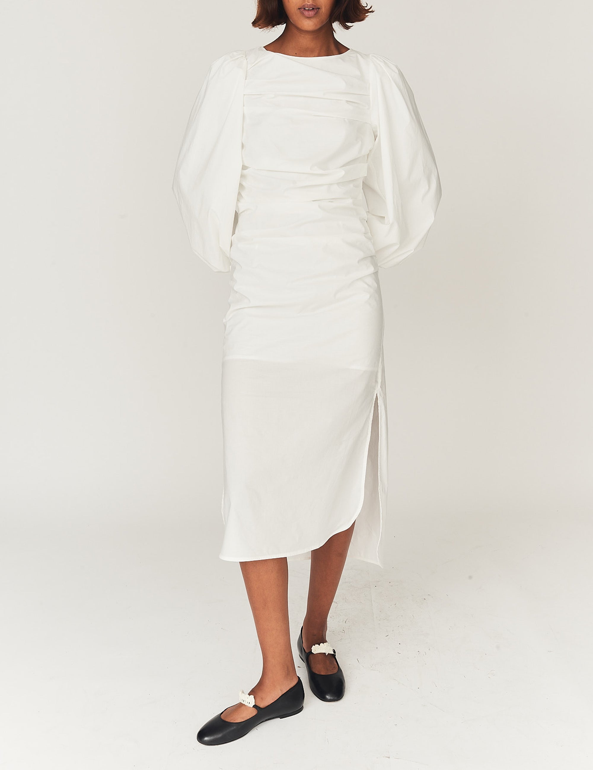 Bazaar Dress White 4 / White