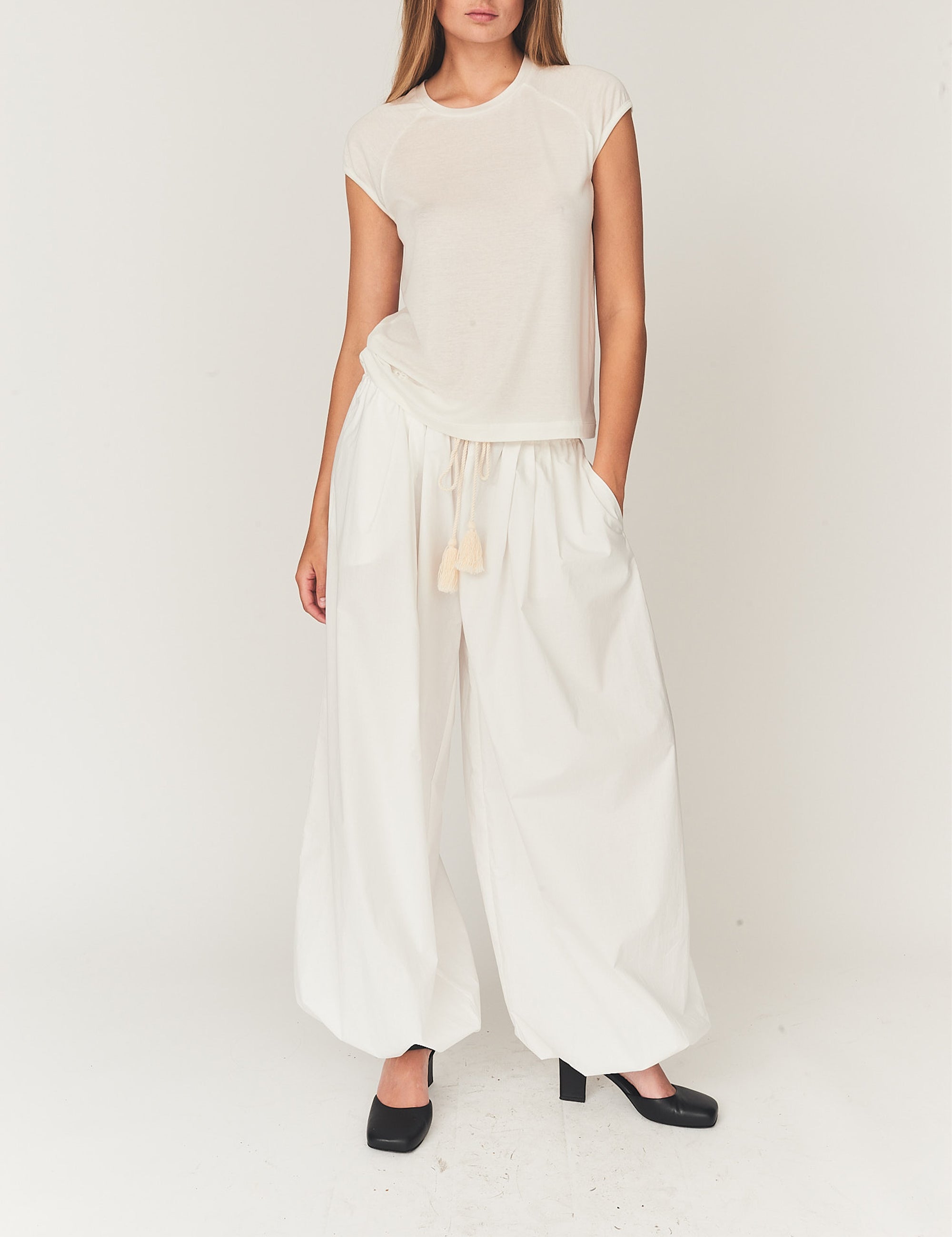 Bazaar Pants White 4 / White