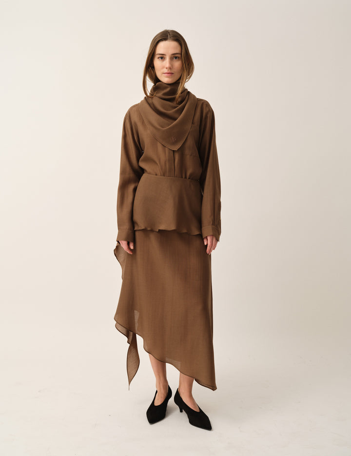 Eleanor Skirt Espresso 4 / Espresso