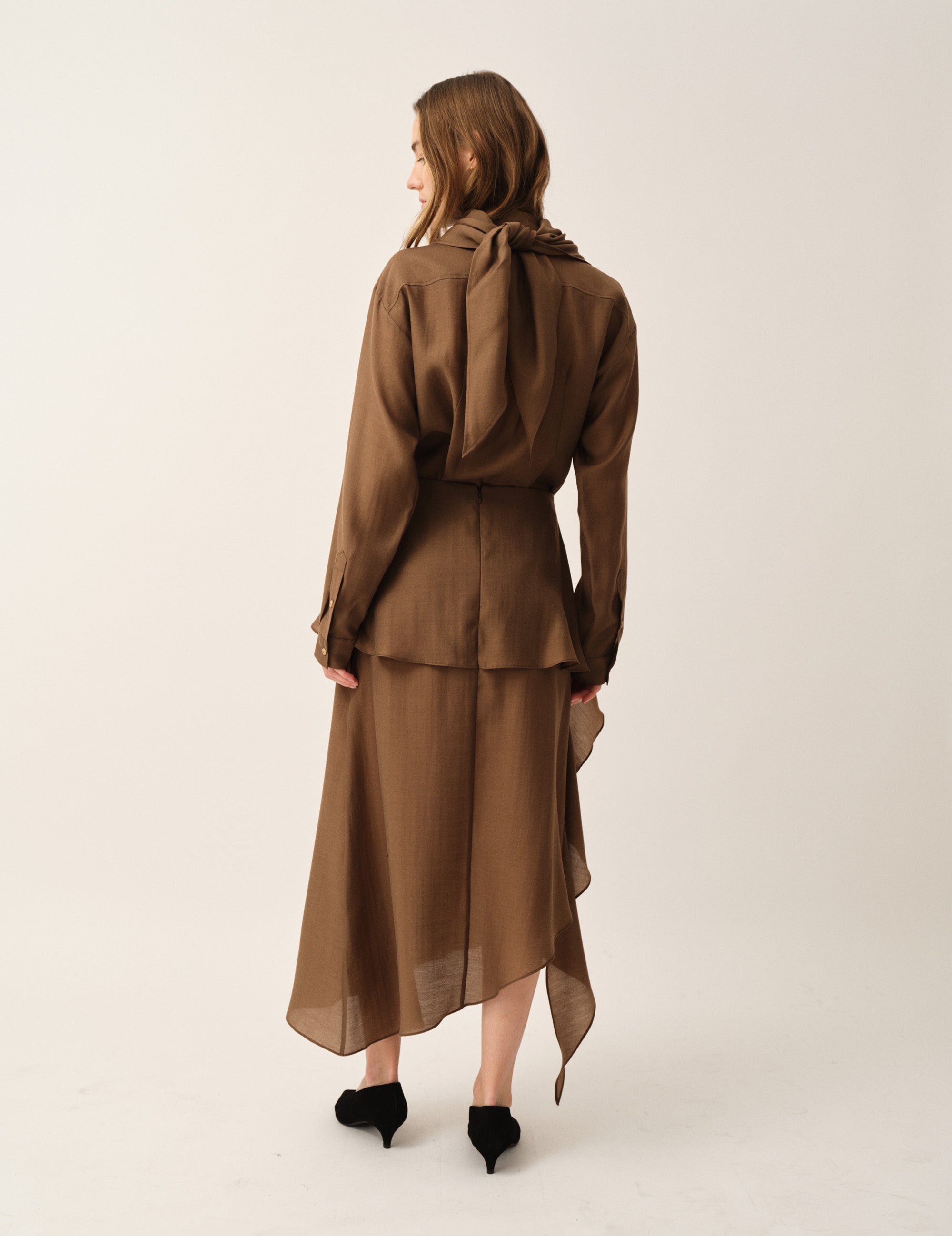 Eleanor Skirt Espresso 4 / Espresso