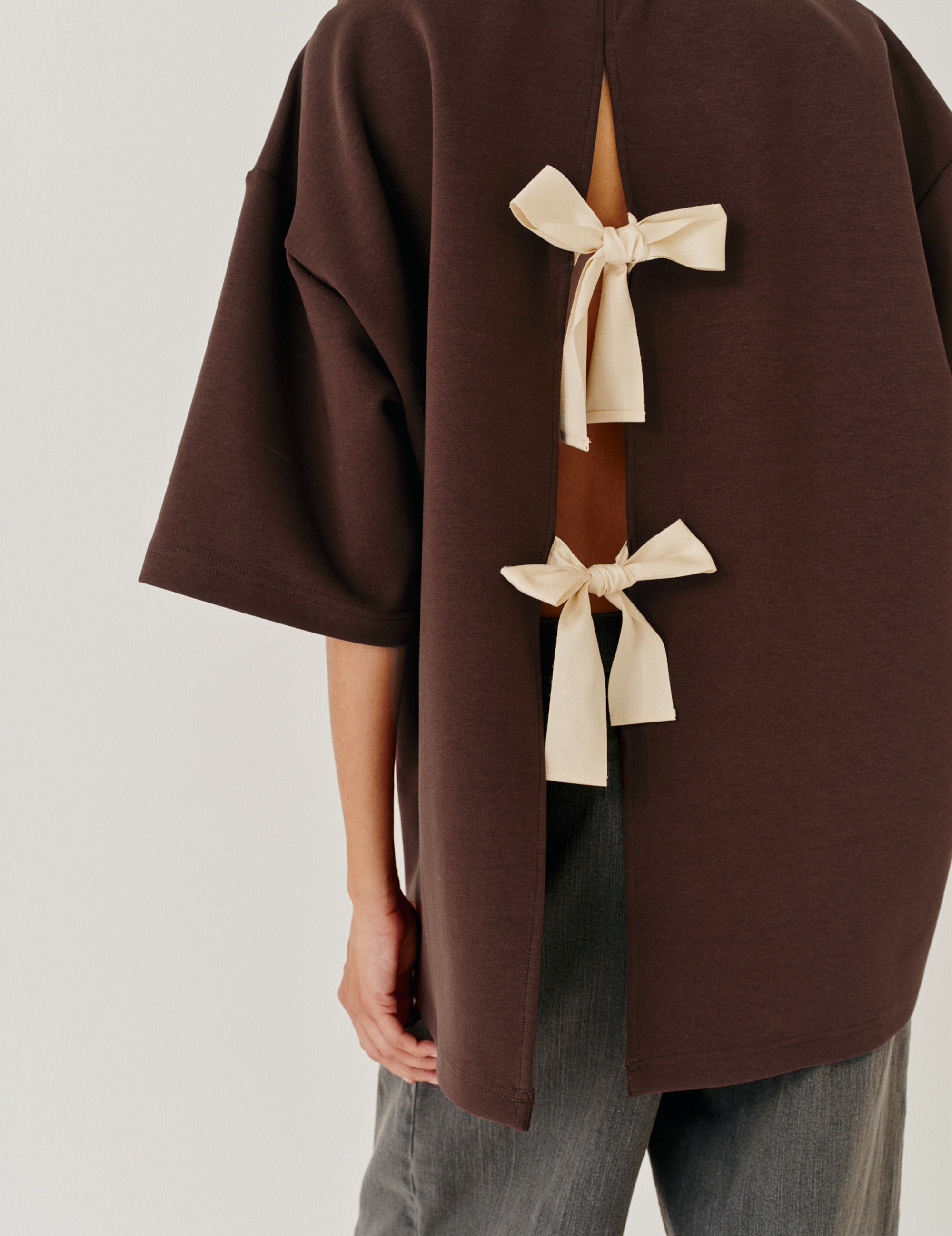 TG Bow Tee Espresso