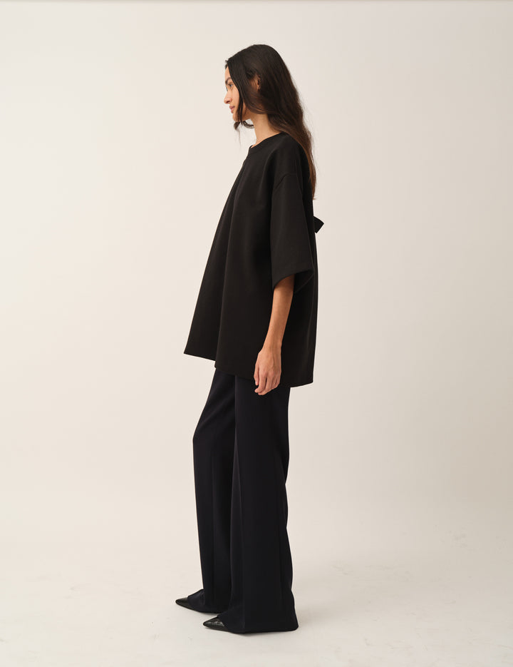 TG Bow Tee Black OS / Black