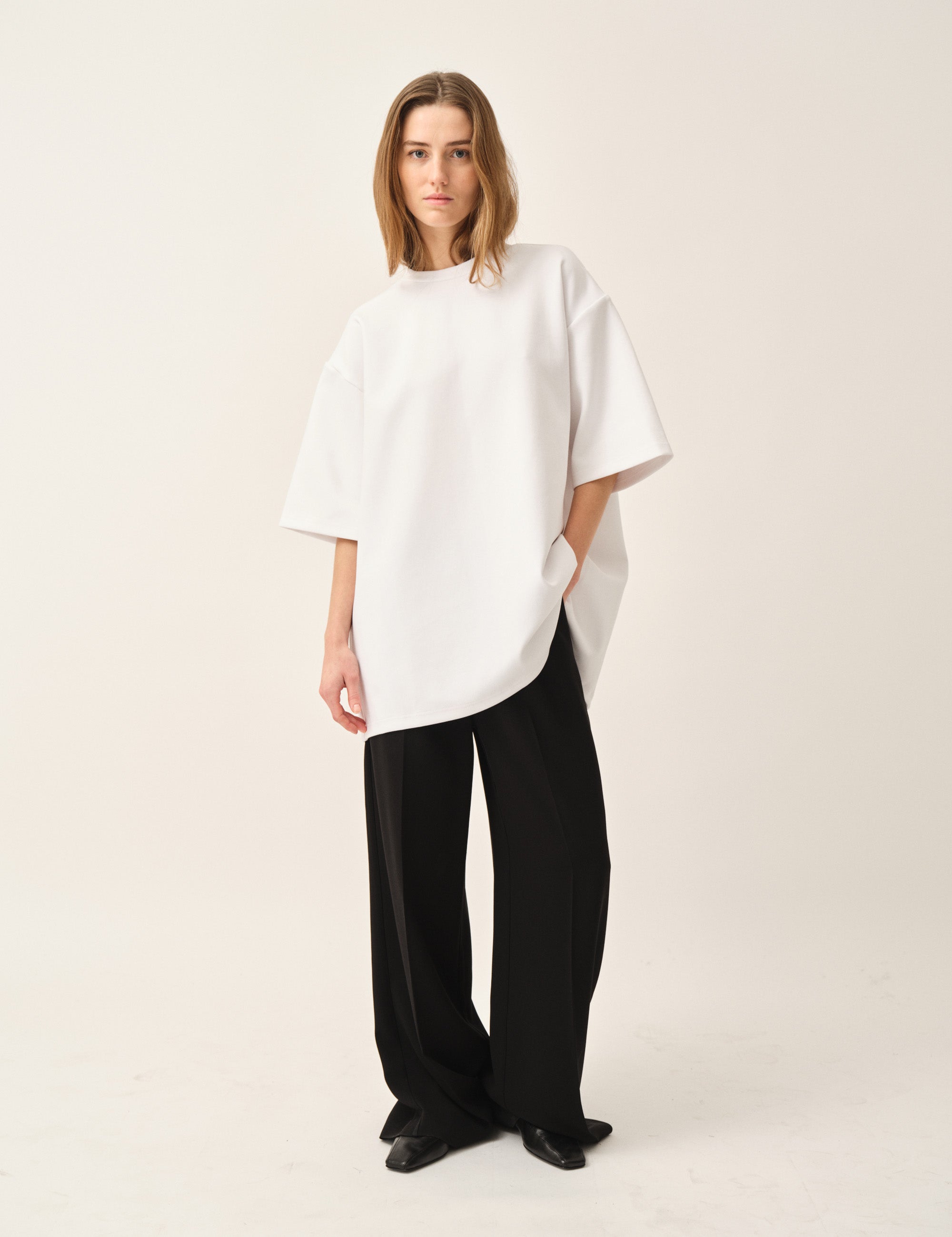 TG Bow Tee Cream OS / Cream