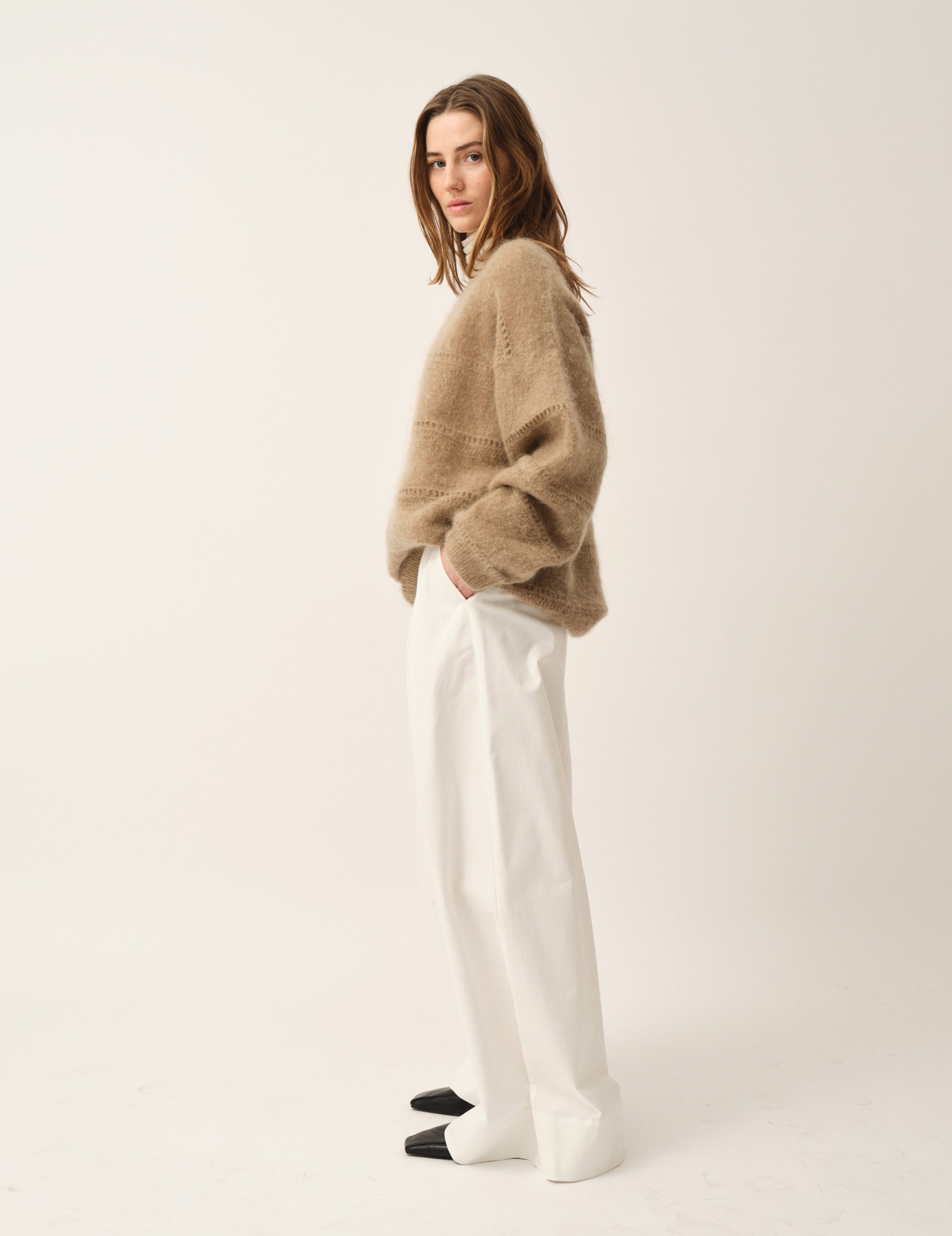 Roma Boxy Sweater Raw 4 / Raw