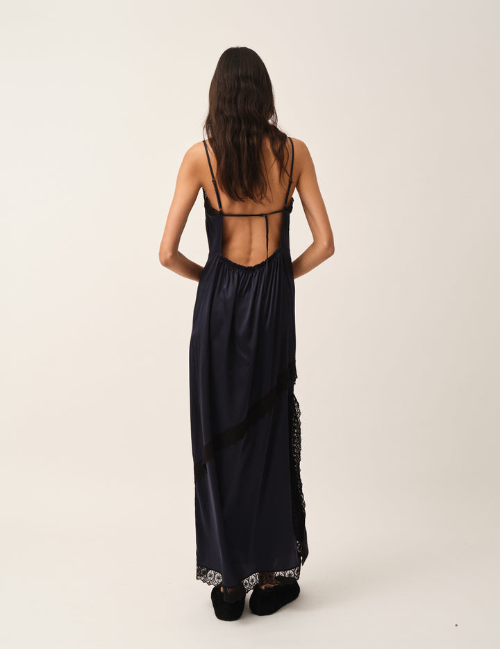 Cata Lace Dress Navy 4 / Navy