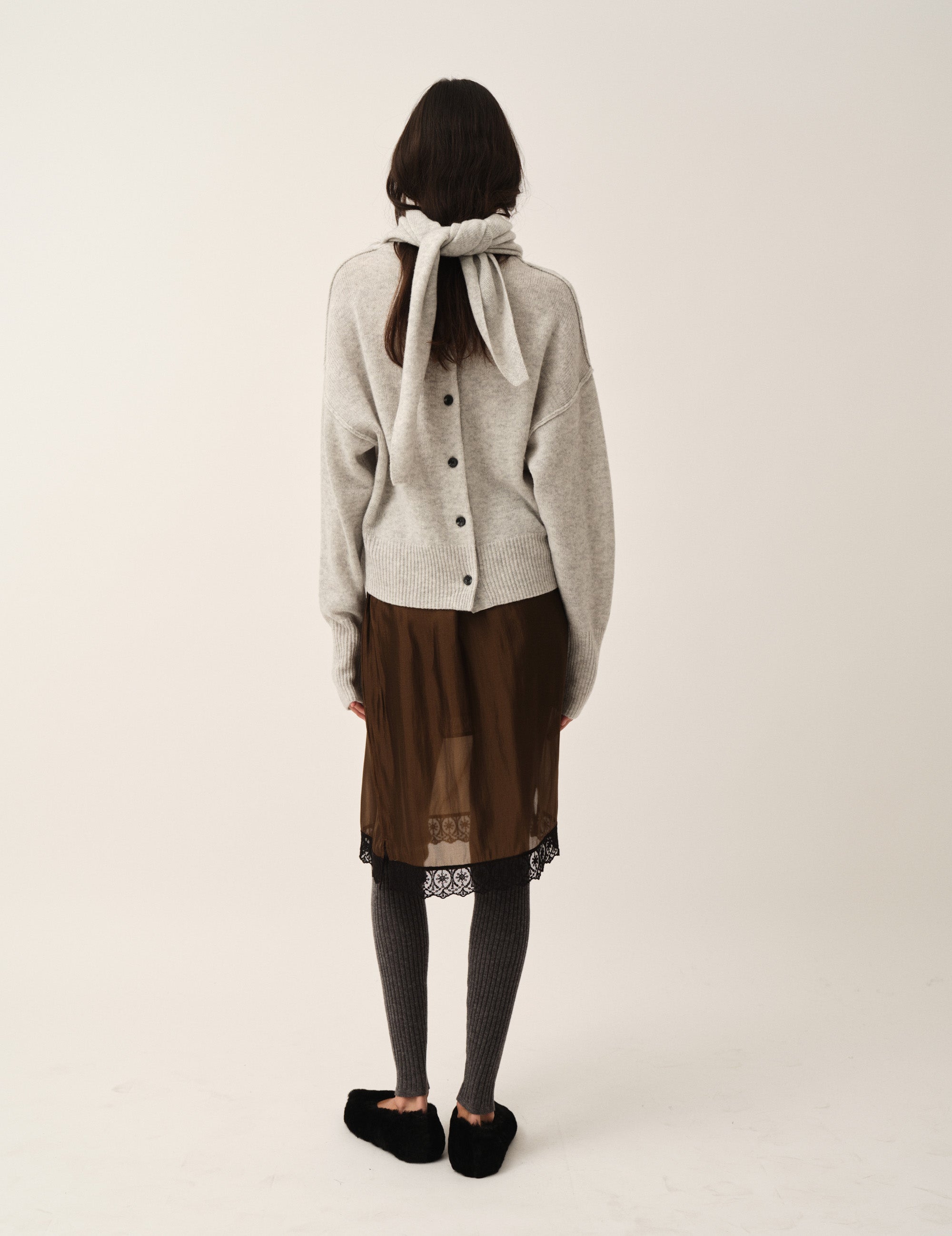 Gilian Lace Skirt Espresso 4 / Espresso
