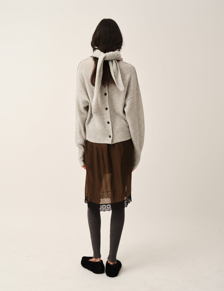 Gilian Lace Skirt Espresso 4 / Espresso