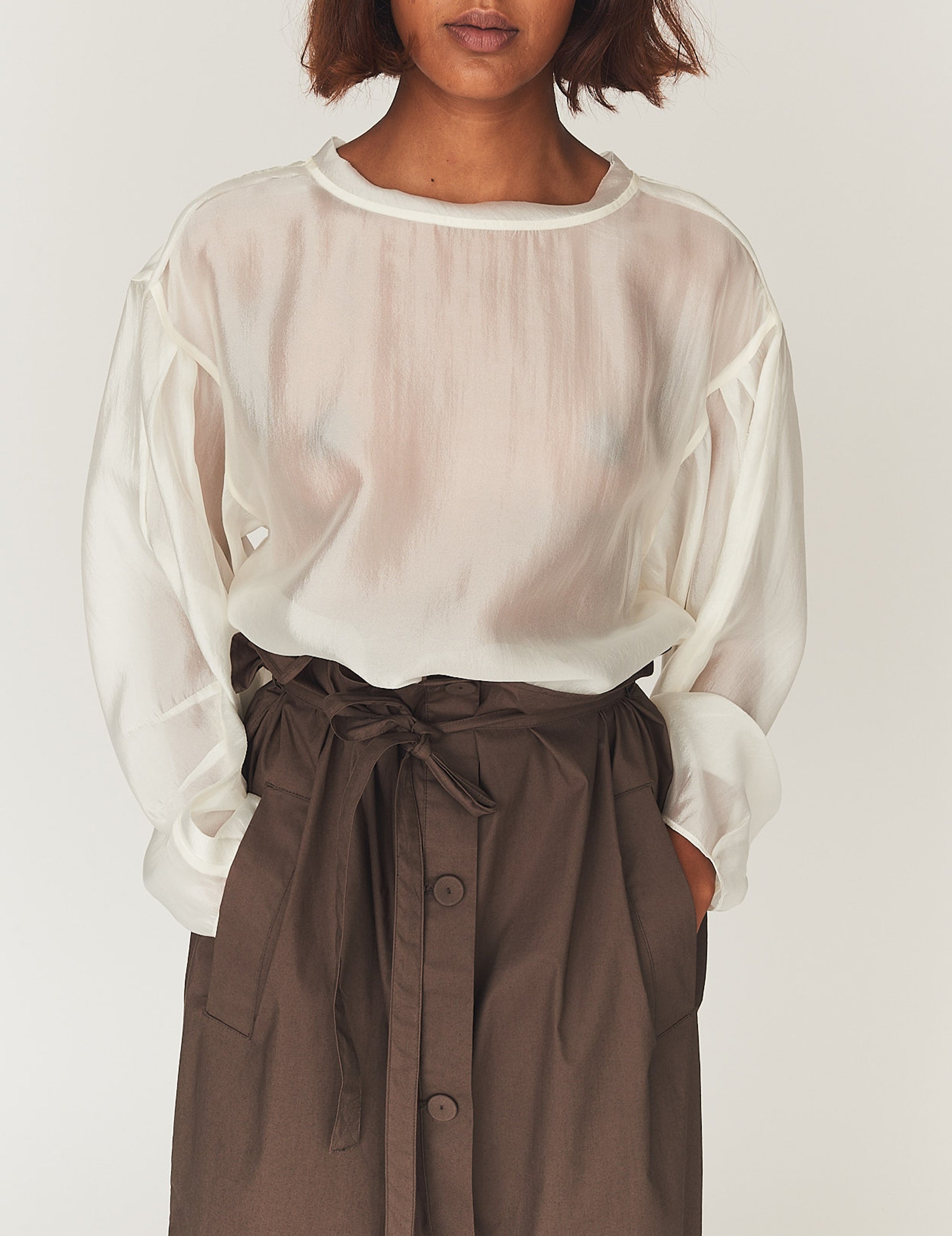 Gilian Deconstructed Top Cream 4 / Cream