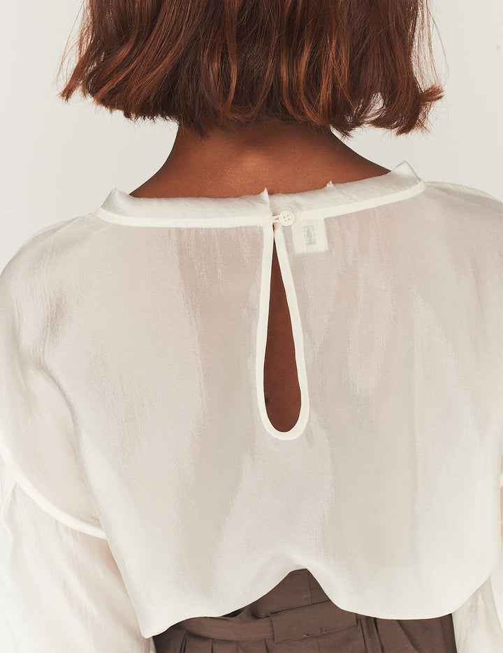 Gilian Deconstructed Top Cream 4 / Cream