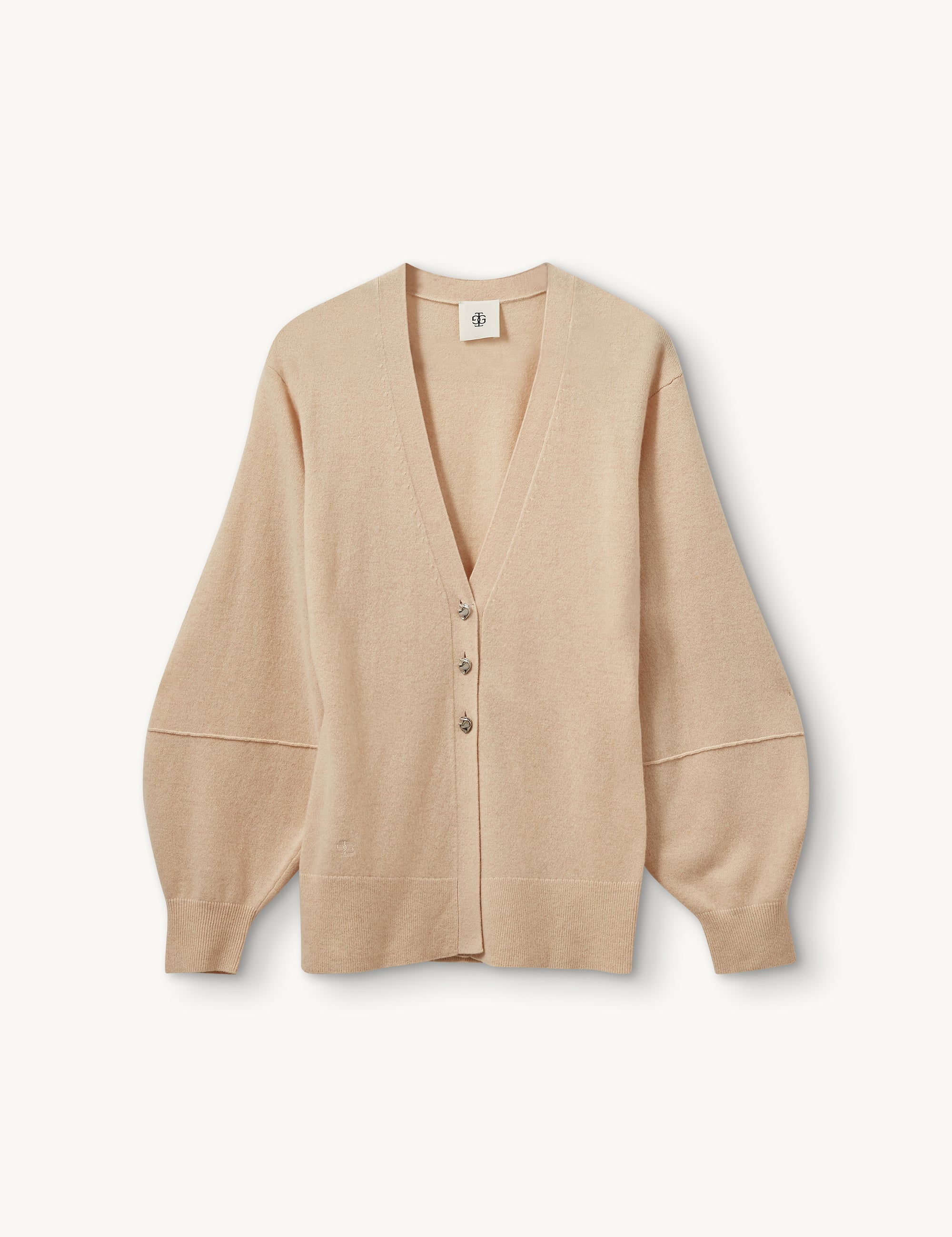 Como Sleeve Cardigan Macadamia