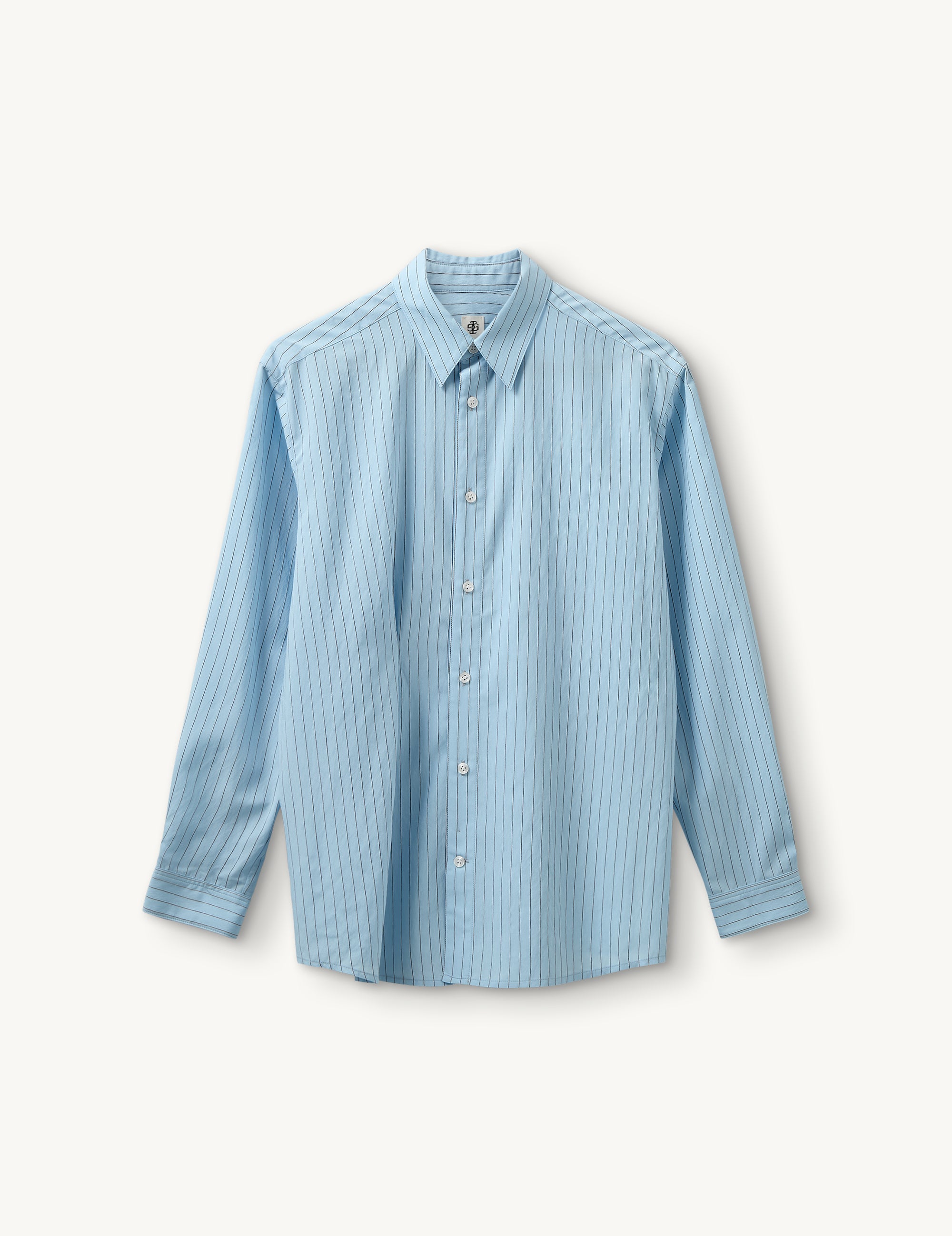 Costa Shirt Light Blue/Navy Stripes