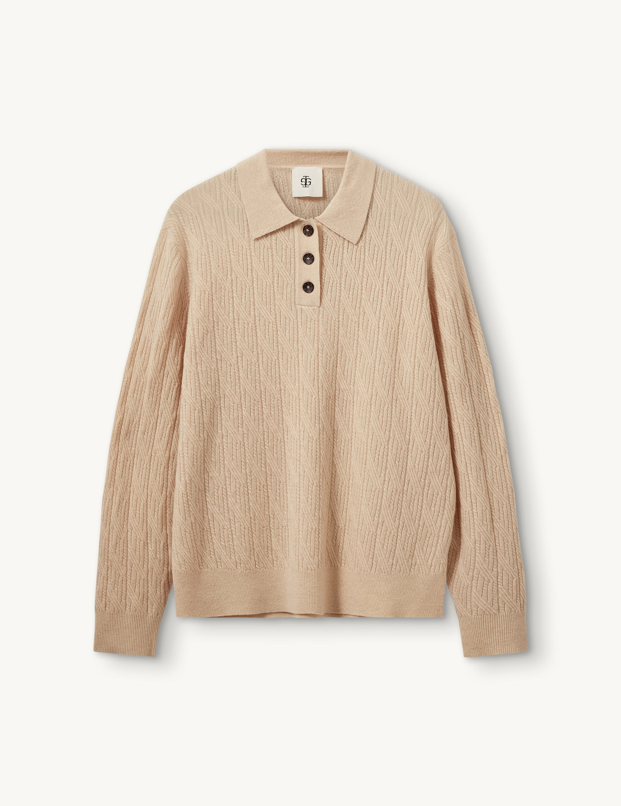 Como Cable Polo Macadamia