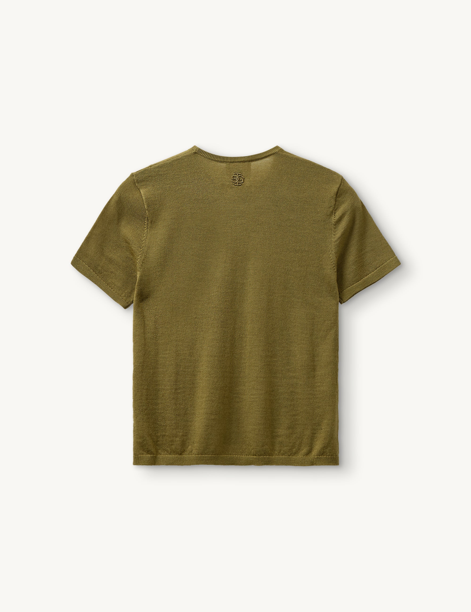 Bergen Knit Tee Matcha Green