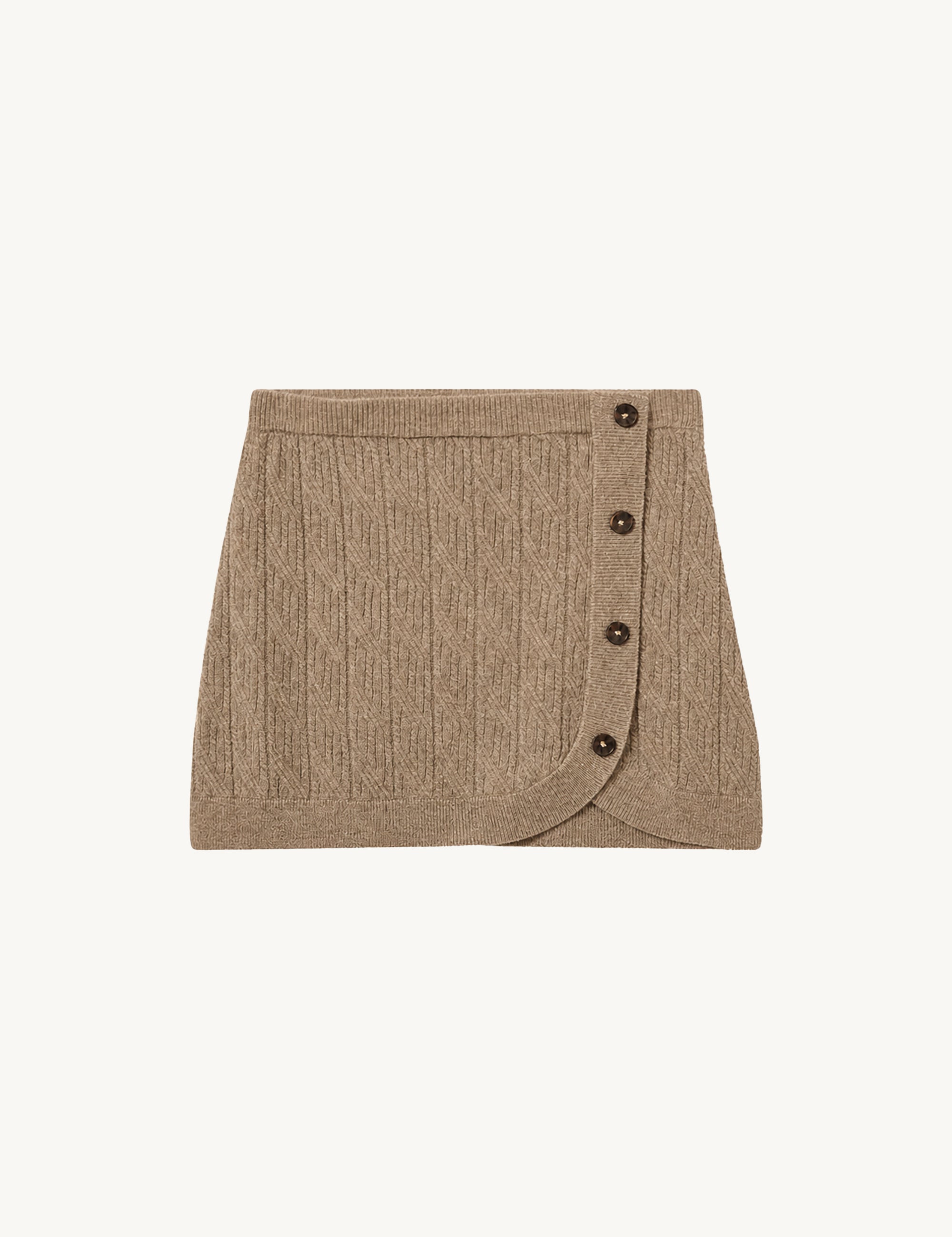 Como Mini Cable Skirt Truffle