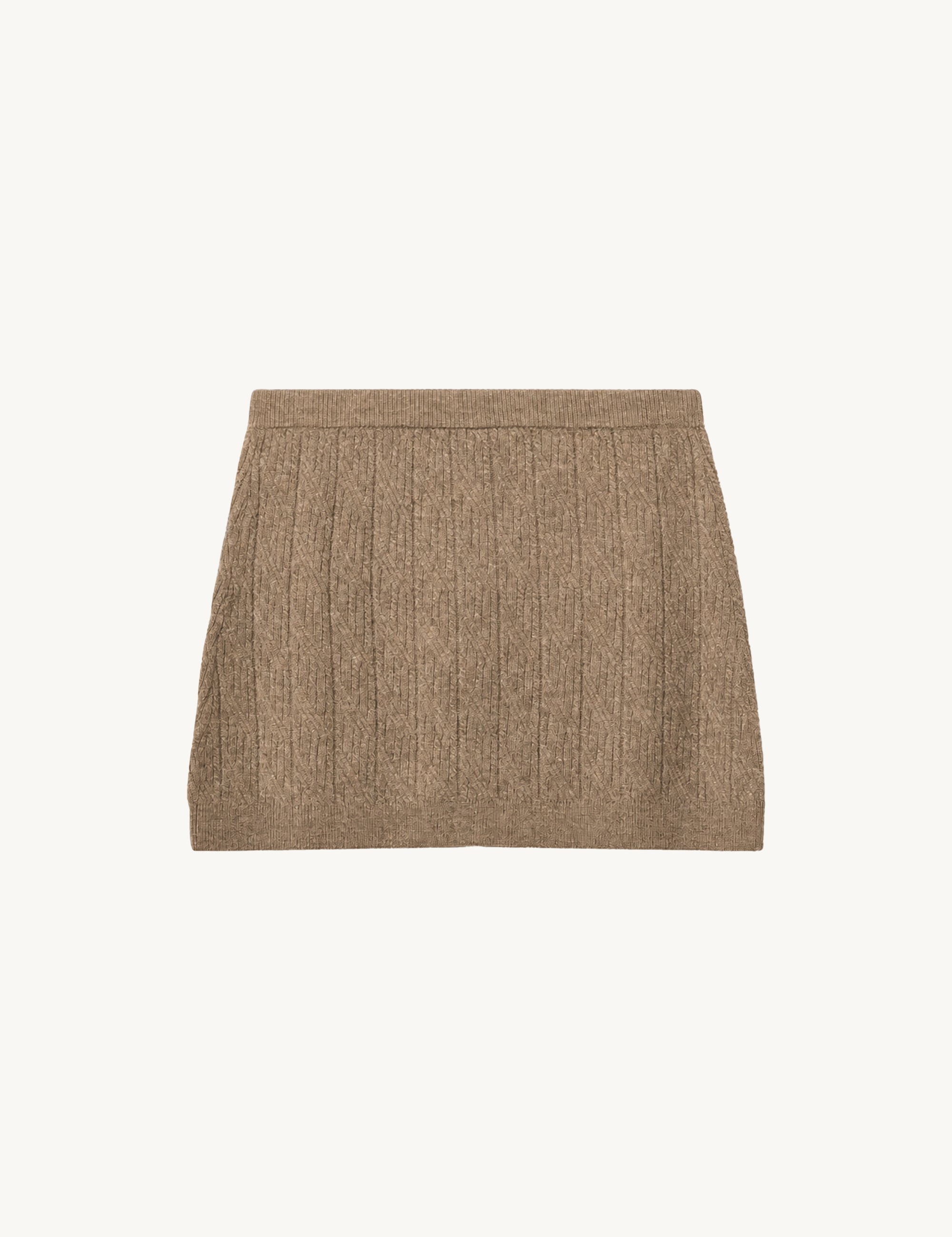 Como Mini Cable Skirt Truffle