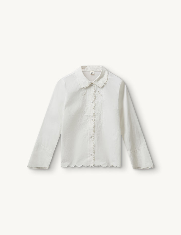 Kirsten Collar Shirt White 4 / White
