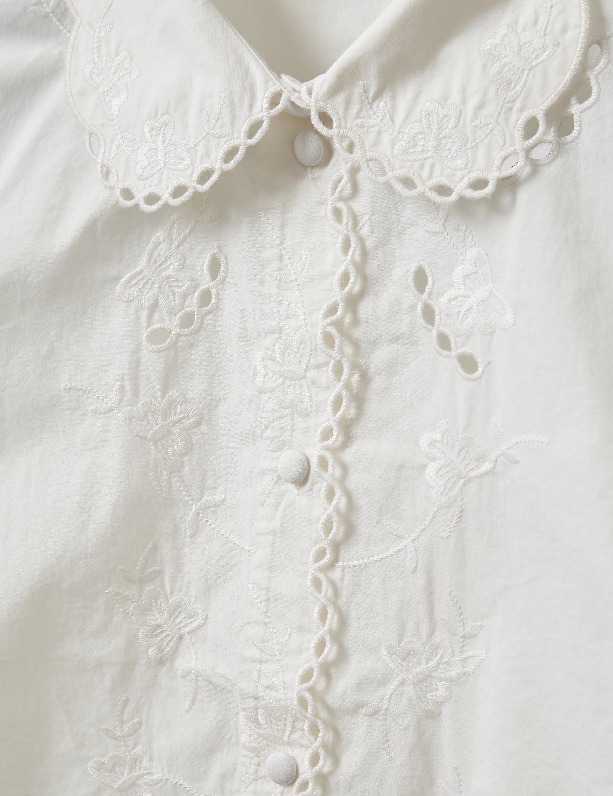 Kirsten Collar Shirt White 4 / White