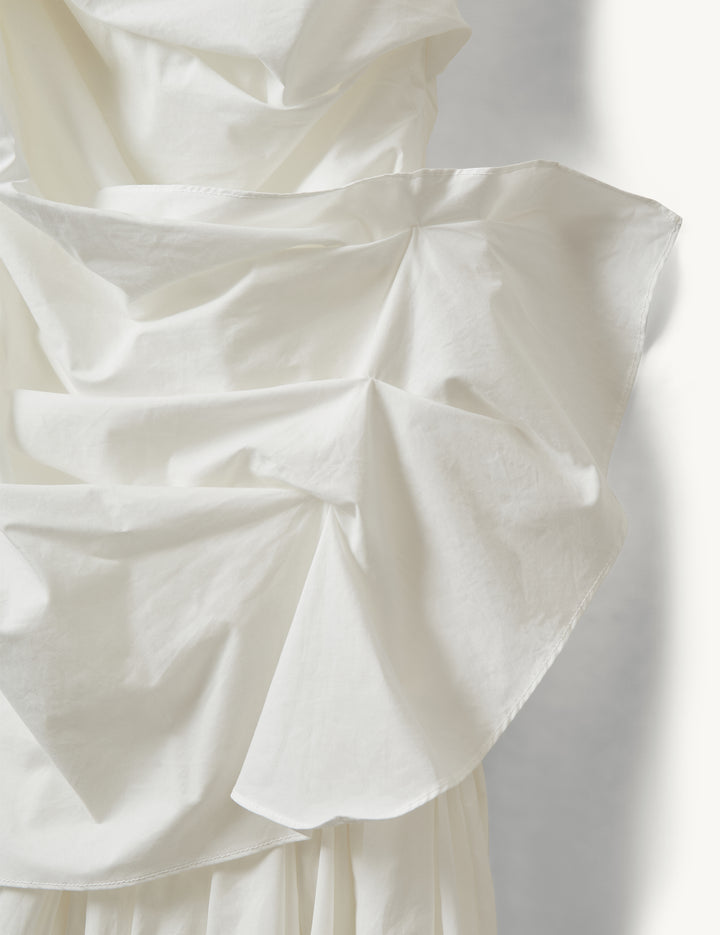 Bazaar Drape Gown White 4 / White