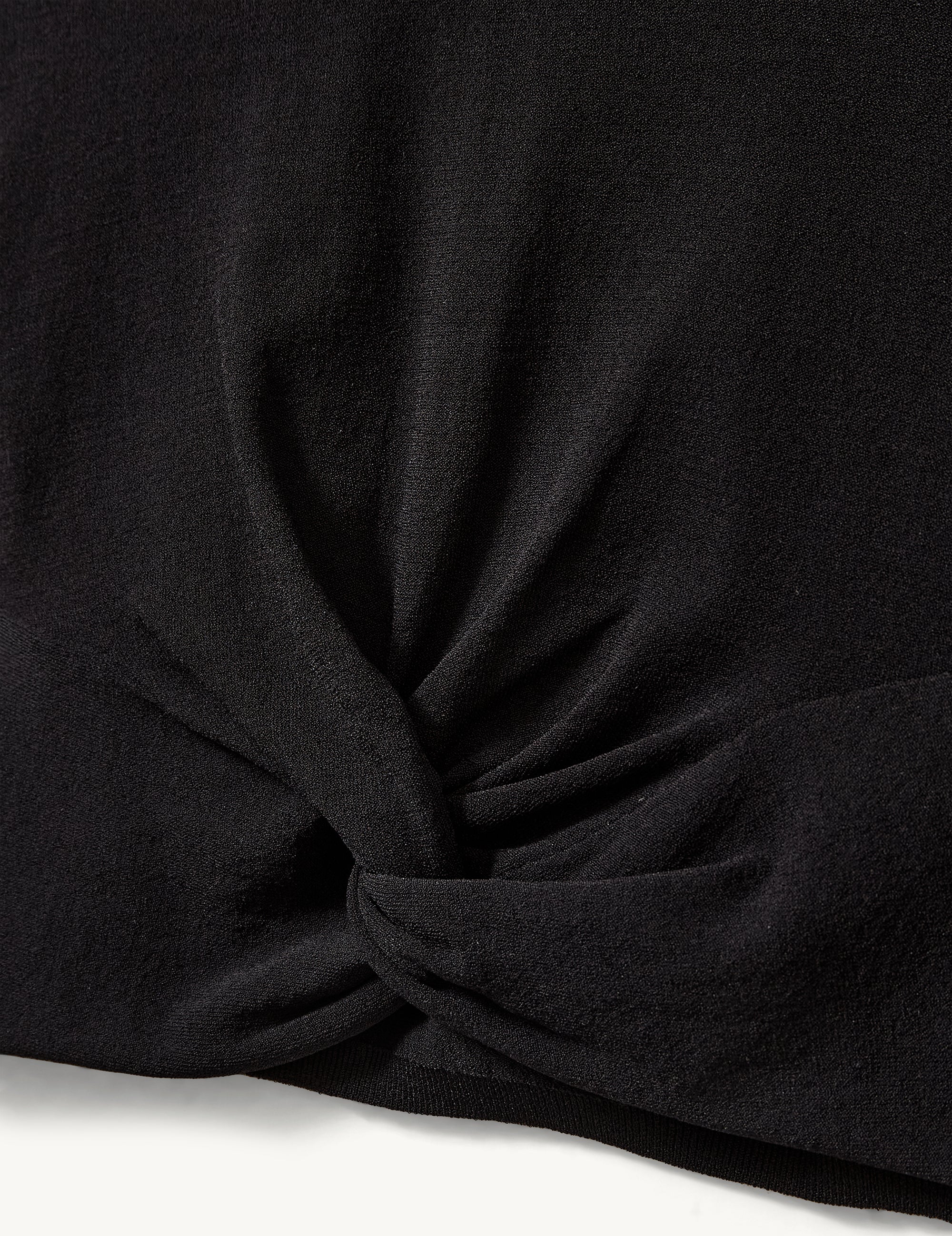 Madison Knot Top Black 4 / Black