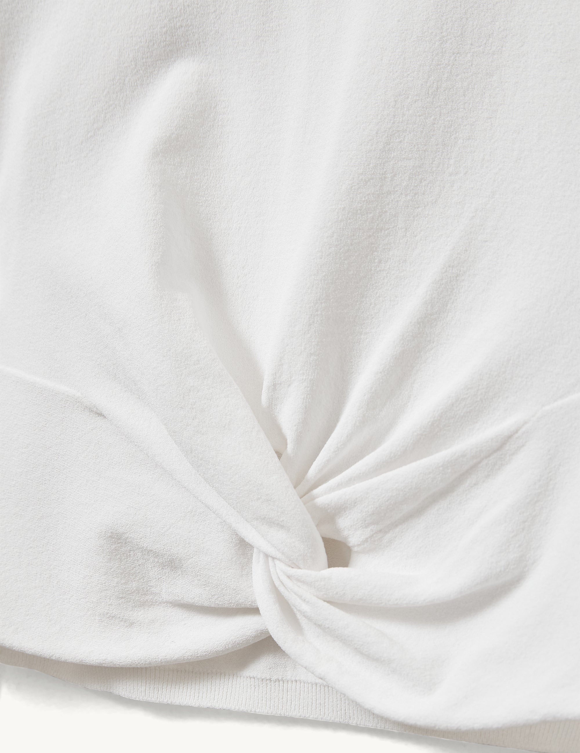 Madison Knot Top White 4 / White