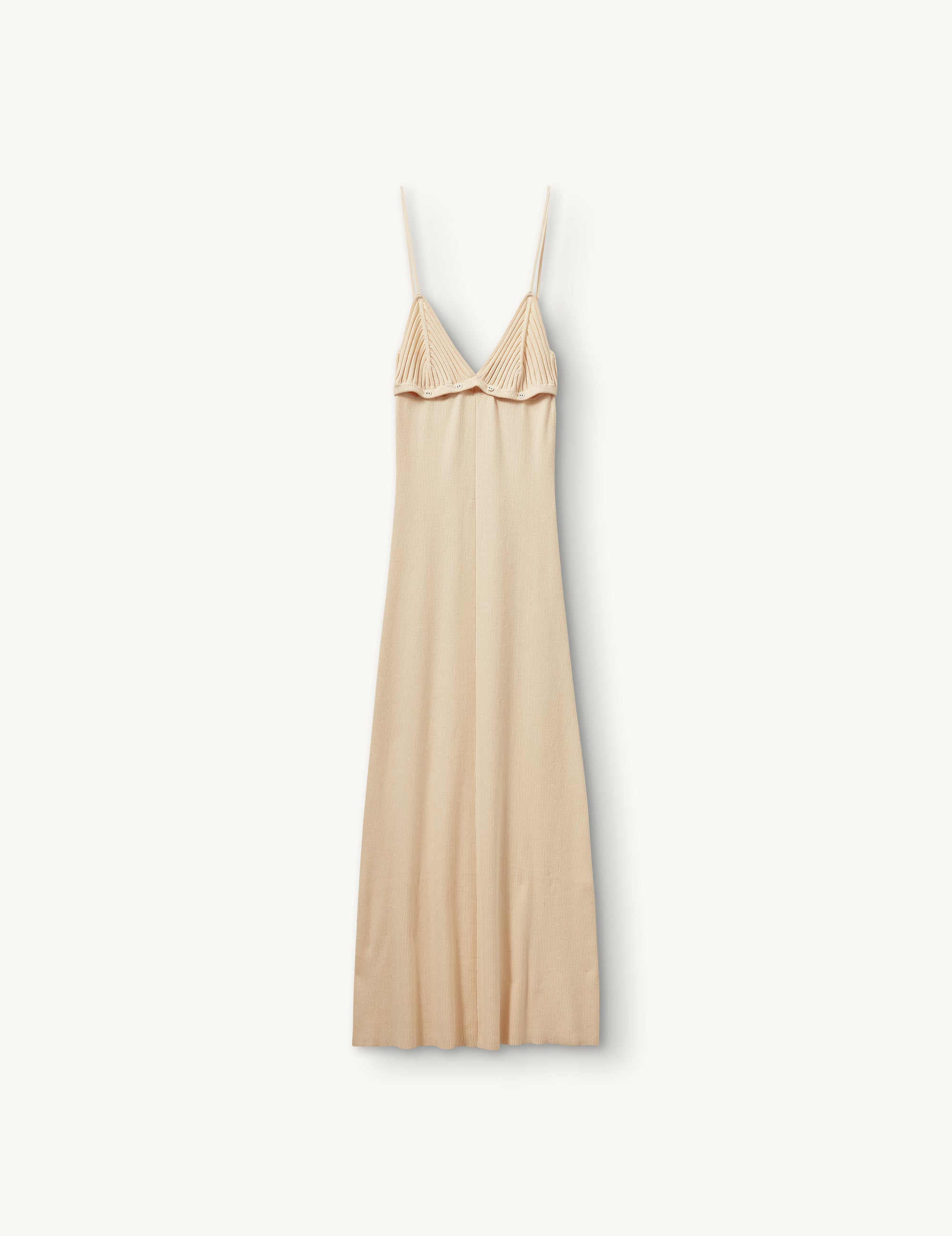 Maldive Button Gown Bone 4 / Bone