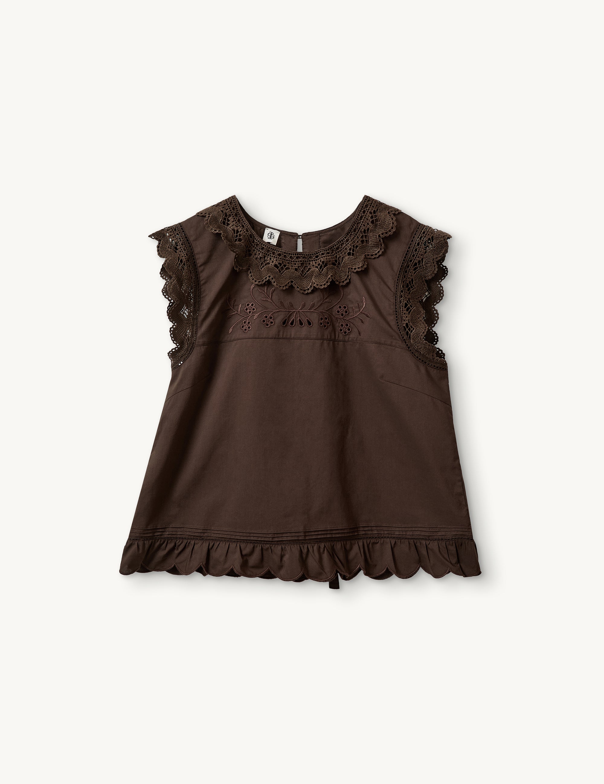 Kirsten Cloth Top Chocolate