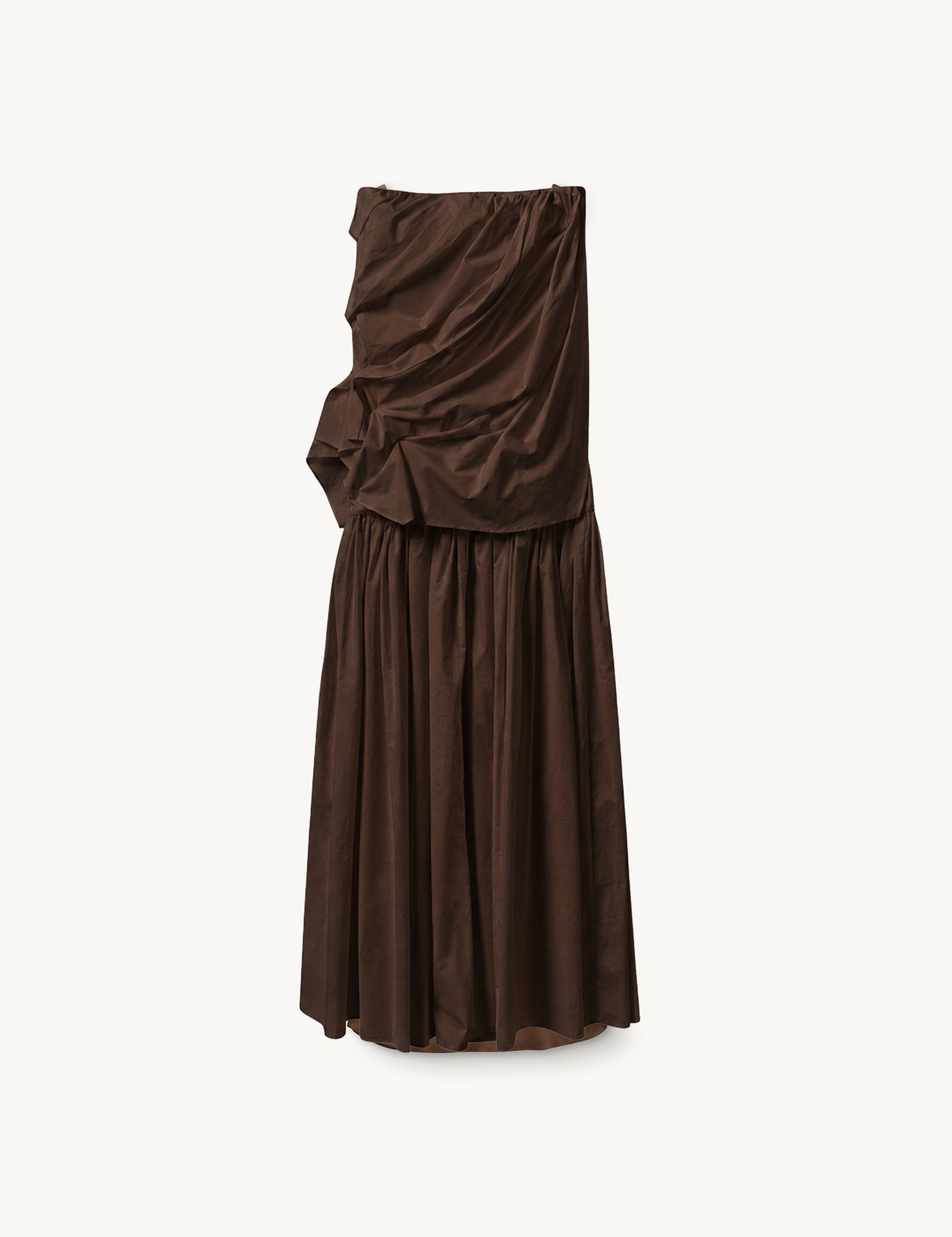 Bazaar Drape Gown Chocolate