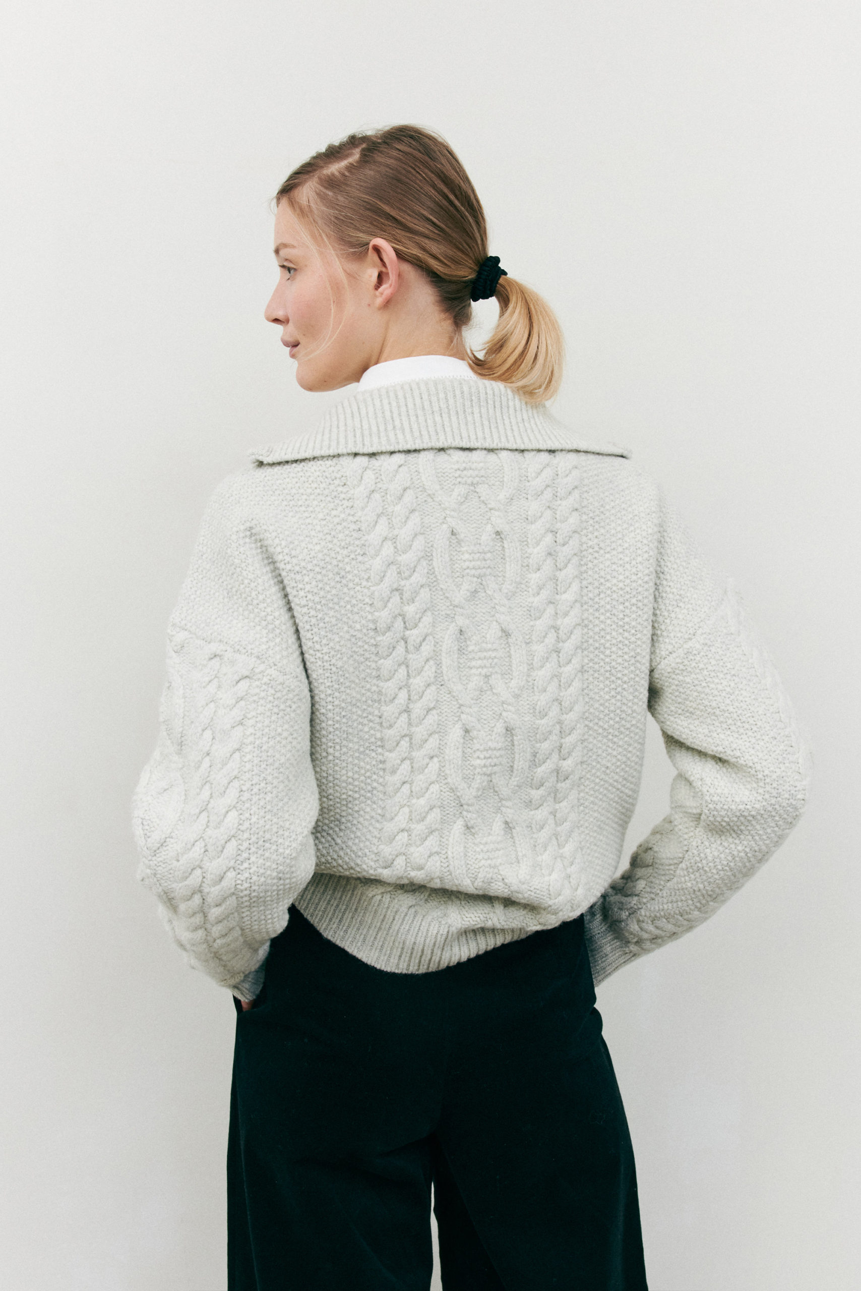 Canada Cable Zip Knit